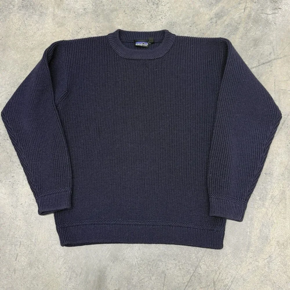 Vtg Patagonia Men’s ‘Chamonix’ Guide Sweater Medium 100% Wool